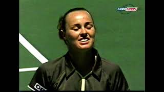 Martina Hingis Finals  TIG Classic or Toshiba Tennis Classic 1999 [upl. by Aicnarf168]