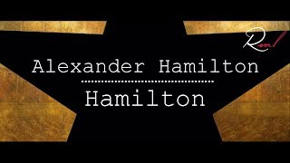 Alexander Hamilton  Hamilton  Lyrics Español e Inglés [upl. by Orfield]