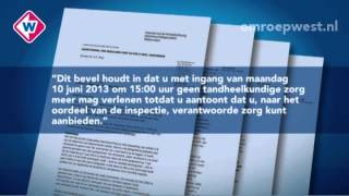 Tandarts Thiel mag niet meer boren [upl. by Neehahs]