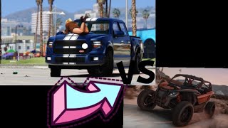 Gta 5 online  Nagasaki outlaw vs Vapid Caracara 4x4 [upl. by Dorita]