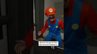 MICHOU IMMITE MARIO 🍄 michou michouoff michoucrouton michouyt webedia reels [upl. by Katalin]