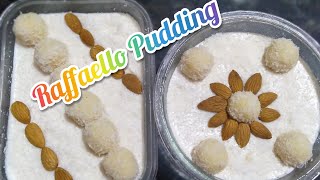 Raffaello Pudding  Creamy Raffaello Pudding  Easy Raffaello Pudding  chippus cooking [upl. by Hugues]