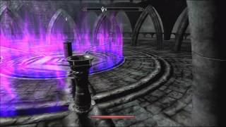 Skyrim Dawnguard Walkthrough for Dimhollow Cavern Puzzle awakening brazier Crypt puzzle [upl. by Duck]