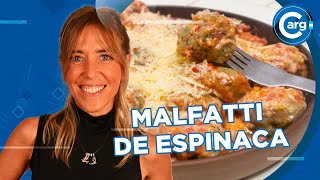 CÓMO SE HACEN LOS MALFATTI DE ESPINACA [upl. by Nylyoj]