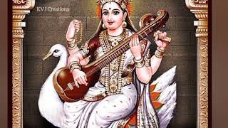 Saraswathi devi song  gnana swaroopini Saraswathi  Hindola saraswatipuja [upl. by Burgener]