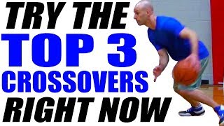 TOP 3 Crossover Moves SHIFTY Basketball Moves Basketball Ankle Breakers [upl. by Dawes]