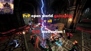 THRONE AND LIBERTY  Open world PvP 3 vs all  avis motivation [upl. by Eille743]