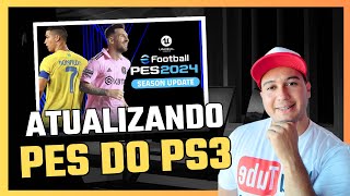 Como Atualizar o PES 2018 do PS3  2024 [upl. by Asilak258]