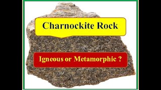 Charnockite Composition of Charnockite Rock [upl. by Baoj221]