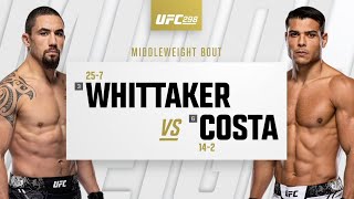 UFC 298 Robert Whittaker vs Paulo Costa Highlights [upl. by Ahselrak113]