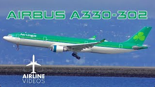 Aer Lingus Airbus A330302 SFO Arrival [upl. by Hedwig435]