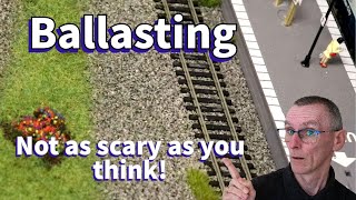 How to Ballast a model railway track easily [upl. by Theodosia]