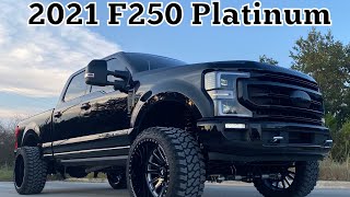 Buying My New 2021 F250 Platinum [upl. by Sirtimed905]