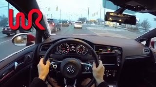 2015 Volkswagen GTI Performance Package DSG  WR TV POV City Drive [upl. by Dewie]