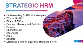 What is Strategic HRM Human Resource Management humanresourcesmanagement [upl. by Vanhomrigh]