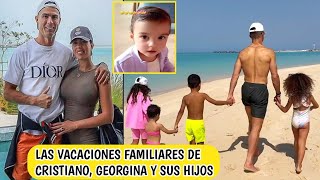 LAS INCREÍBLES VACACIONES FAMILIARES DE CRISTIANO RONALDO Y GEORGINA RODRÍGUEZ EN EL MAR ROJO [upl. by Ylim]