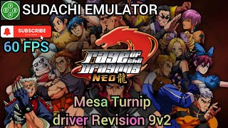 60 FPS playable  Rage of the Dragons NEO  Sudachi emulator on android [upl. by Neellek187]