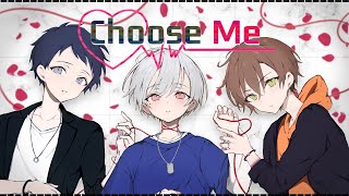 【 의택 → 코이 ← 채빈 】 Choose me  한국 남자성우 3人 커버 [upl. by Anirod]