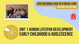 Early Childhood amp Adolescence  Live Revision for HSC Unit 1 Human Lifespan Development [upl. by Nitsugua]