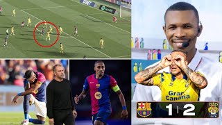 BARCELONE 12 LAS PALMAS MALGRE DEFÈT RAPHINHA BITÈ amp MVP BARÇA PÈDI 3 PREN JWÈT POU REAL [upl. by Adamo838]