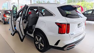 2023 Kia Sorento  7seater AWD  Terrific Family Friendly SUV  White Color [upl. by Alliuqat]