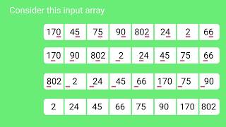 Radix Sort  GeeksforGeeks [upl. by Katherine94]