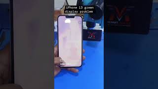 iPhone 13 pro max green display problem [upl. by Nahtanoj]