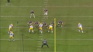 Quartney Davis Game Tying Touchdown Against LSU [upl. by Sihun]