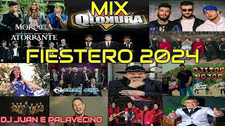 MIX FIESTERO 2024 🔥😎  DJ JUAN E PALAVECINO  Cuarteto cumbia guarachas [upl. by Yeniffit]