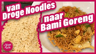 DE BASIS Een heerlijke vegetarische Bami Goreng maken [upl. by Sugna]