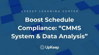 How to Improve Preventive Maintenance Schedule Compliance Indepth Data Analysis amp CMMS System Tips [upl. by Blus641]