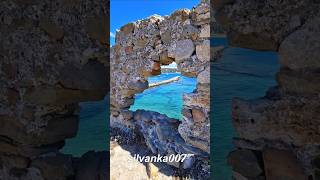 VIEW FROM THE METHONI CASTLE Peloponnese Peninsula Greece sightseeing methoni castle greece yt [upl. by Kristan182]