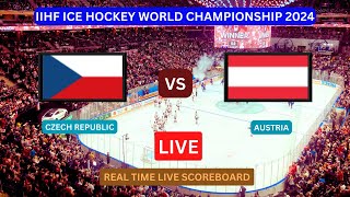 Czech Republic Vs Austria LIVE Score UPDATE Today Ice Hockey IIHF World Championship May 17 2024 [upl. by Irwin]