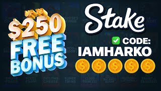 Stake Promo Code  Stake US Promo Code 2024  UP TO 250 FREE BONUS [upl. by Yrrem]