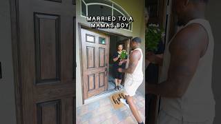 Mamas boy 😒😌 mamasboy marriedlife marriage relationship relatable [upl. by Yardna]