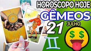 GÊMEOS  💲💲 𝐆𝐀𝐍𝐇𝐄 𝐀 𝐋𝐎𝐓𝐄𝐑𝐈𝐀🤑 Horoscopo do dia de hoje GÊMEOS 21 JULHO 2023 ♊tarô Gêmeos [upl. by Nwahsud]