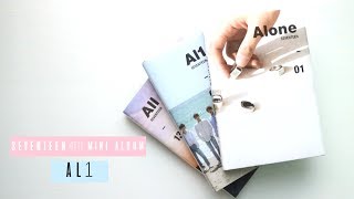 SEVENTEEN 4TH MINI ALBUM AL1 UNBOXING [upl. by Bolton]