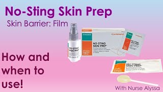 No Sting Skin Prep  When and how to use [upl. by Melvyn]