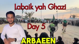 Day 5 Part 1Arbaeen Ka Safar Alvida hony wala ha yh Ishq ❤️🥹❤️ [upl. by Nayr790]