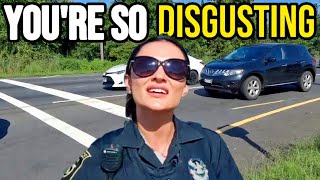 Female Cops Dont Know the First Amendment Audit ID Refusal 911 [upl. by Guss]