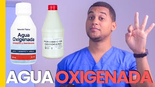 AGUA OXIGENADA Peróxido de Hidrógeno PARA QUE SIRVE  3 COSAS [upl. by Erminia316]