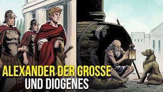 Die AUSSERGEWÖHNLICHE Begegnung zwischen Alexander dem Großen und Diogenes dem Zyniker [upl. by Pournaras689]