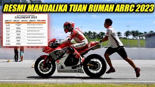 RESMI Sirkuit Mandalika Tuan Rumah FIM ARRC 2023 [upl. by Aderf834]