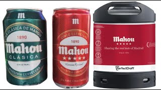 Philips Perfectdraft Pro Mahou Triple 48 amp 55 ABV CLASICA 2X Spain Brewed Cans [upl. by Eirellav]