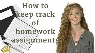 How to keep track of homework [upl. by Sharla]