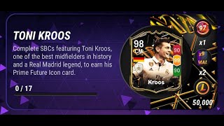 TONI KROOS 98 ALL SBC SOLUTION MADFUT 24 [upl. by Ric]