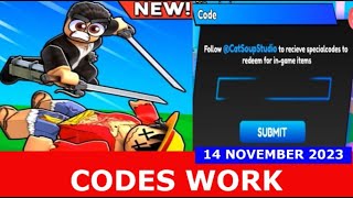 CODES UPD 1 Anime Slash Simulator ROBLOX  NOVEMBER 14 2023 [upl. by Amil]