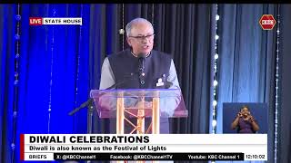 Dr Bimal Kantaria The Hindu Community is celebrating Diwali at State House For the first time [upl. by Nahtanoy]