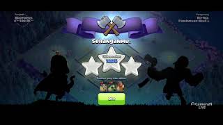 Live Clash Of clans Cara terbaik serangan Desa malam [upl. by Aggri656]