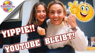 YOUTUBE LÖSCHT NICHT UNSEREN KANAL  Geschafft  Family Fun [upl. by Wise828]